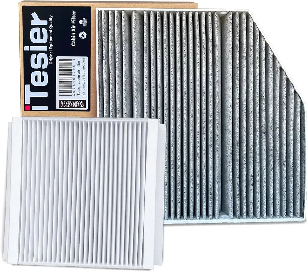 iTesier Cabin Air Filter for 2020-2024 Mercedes GLE350, GLE450, GLE580, GLS450, GLS580, GLE53 AMG, GLE63 AMG S, GLS63 AMG Select Models, Replaces 1678350200, 1678350400, CU19014, WP10707, WP10544