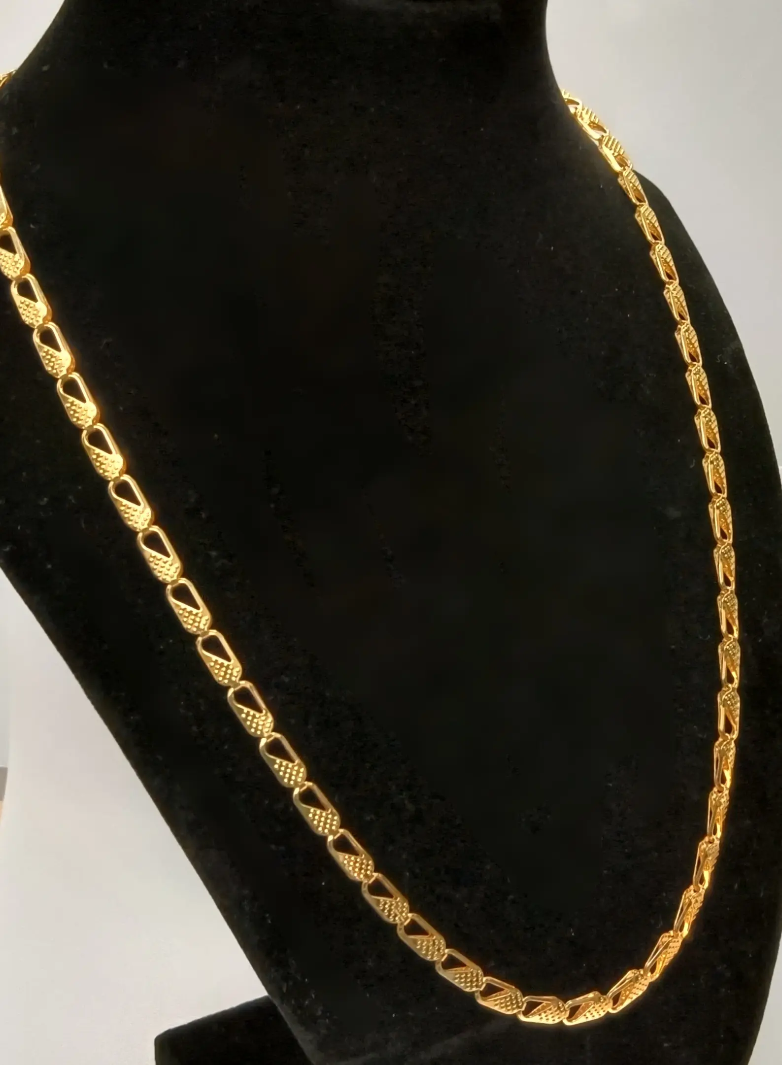 Lightweight Gold Plated Chain Necklace