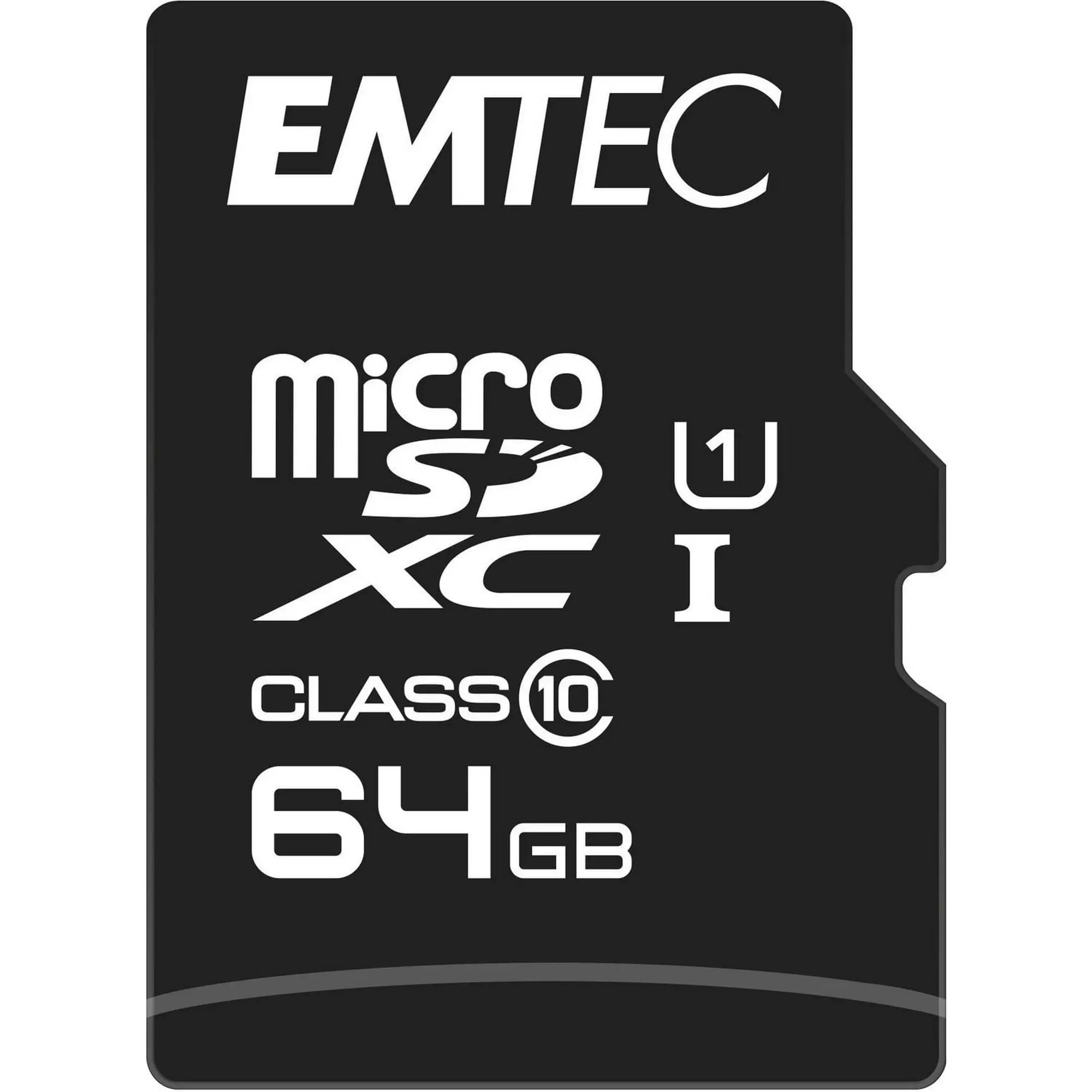 EMTEC 64GB microSD & Adapter