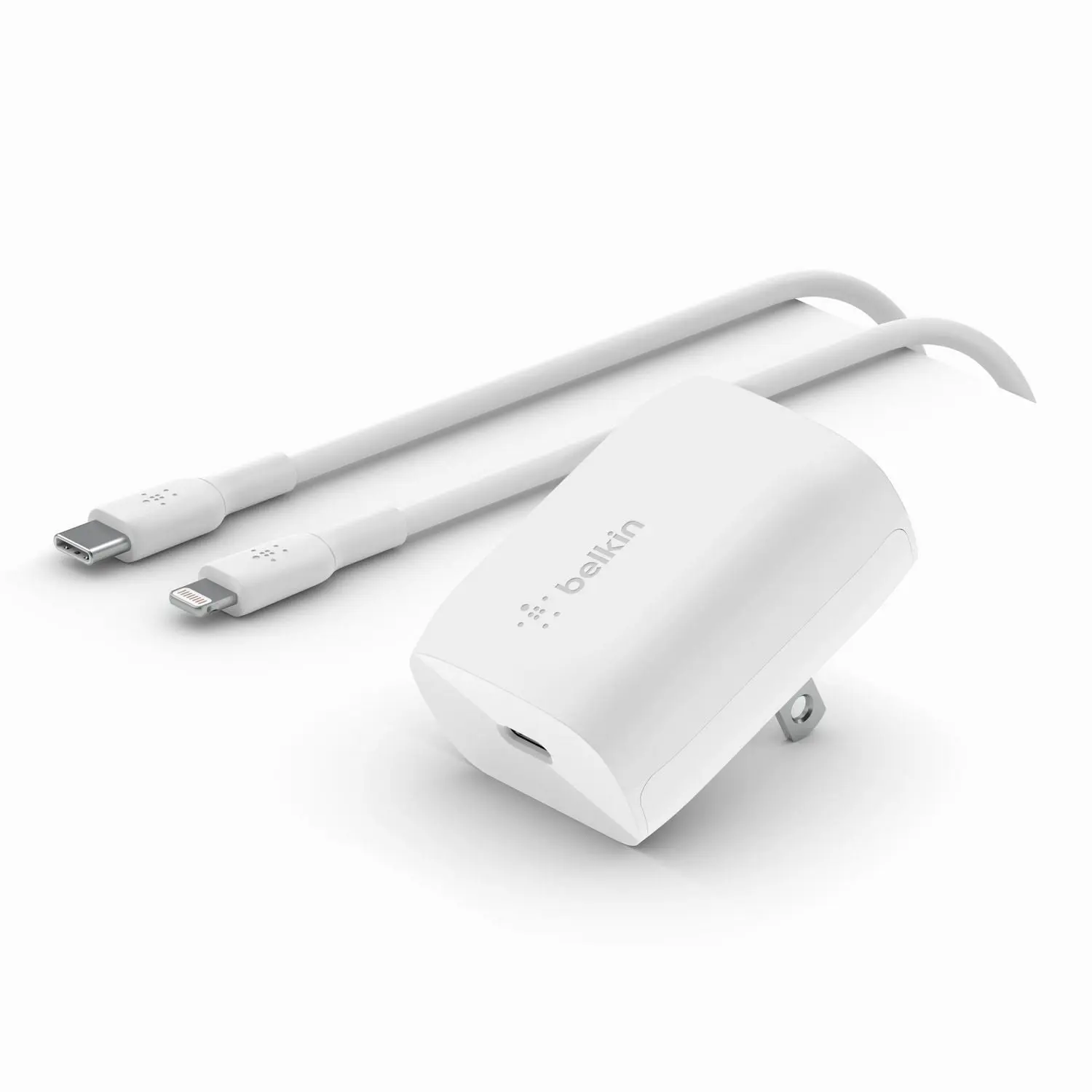 Belkin USB-C Charger 20W + Lightning Cable