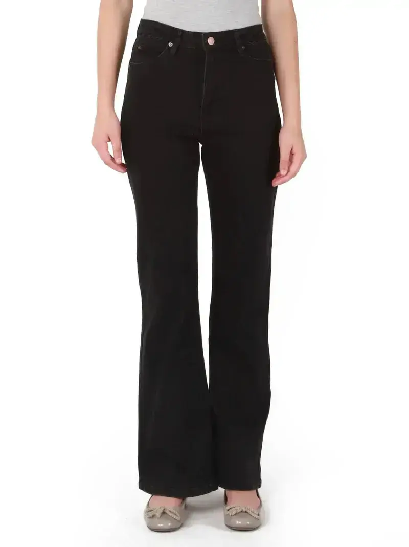 Dex Maya Black High Rise Flare Jeans (size 26)